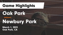 Oak Park  vs Newbury Park  Game Highlights - March 1, 2023