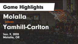 Molalla  vs Yamhill-Carlton  Game Highlights - Jan. 9, 2020