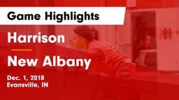 Harrison  vs New Albany  Game Highlights - Dec. 1, 2018