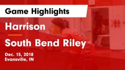 Harrison  vs South Bend Riley Game Highlights - Dec. 15, 2018