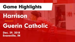 Harrison  vs Guerin Catholic Game Highlights - Dec. 29, 2018