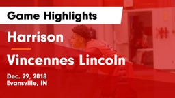 Harrison  vs Vincennes Lincoln  Game Highlights - Dec. 29, 2018
