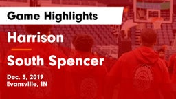 Harrison  vs South Spencer  Game Highlights - Dec. 3, 2019