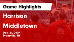 Harrison  vs Middletown  Game Highlights - Dec. 21, 2019