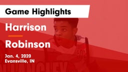 Harrison  vs Robinson  Game Highlights - Jan. 4, 2020