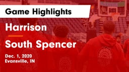 Harrison  vs South Spencer  Game Highlights - Dec. 1, 2020