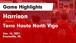 Harrison  vs Terre Haute North Vigo  Game Highlights - Jan. 16, 2021