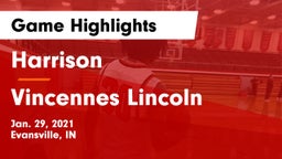 Harrison  vs Vincennes Lincoln  Game Highlights - Jan. 29, 2021
