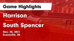 Harrison  vs South Spencer  Game Highlights - Nov. 30, 2021