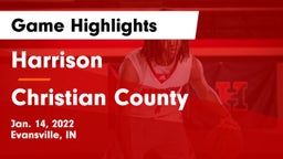 Harrison  vs Christian County  Game Highlights - Jan. 14, 2022