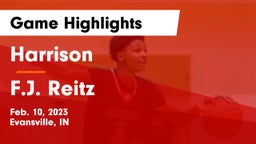 Harrison  vs F.J. Reitz  Game Highlights - Feb. 10, 2023