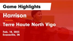 Harrison  vs Terre Haute North Vigo  Game Highlights - Feb. 18, 2023