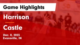 Harrison  vs Castle  Game Highlights - Dec. 8, 2023