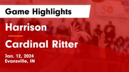Harrison  vs Cardinal Ritter  Game Highlights - Jan. 12, 2024