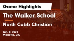 The Walker School vs North Cobb Christian  Game Highlights - Jan. 8, 2021