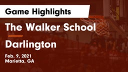 The Walker School vs Darlington  Game Highlights - Feb. 9, 2021