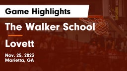 The Walker School vs Lovett  Game Highlights - Nov. 25, 2023