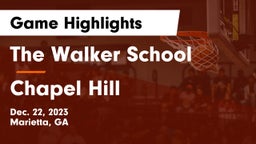 The Walker School vs Chapel Hill  Game Highlights - Dec. 22, 2023
