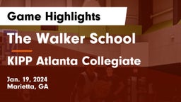 The Walker School vs KIPP Atlanta Collegiate Game Highlights - Jan. 19, 2024