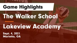 The Walker School vs Lakeview Academy  Game Highlights - Sept. 4, 2021