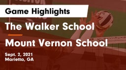 The Walker School vs Mount Vernon School Game Highlights - Sept. 2, 2021