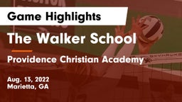 The Walker School vs Providence Christian Academy  Game Highlights - Aug. 13, 2022