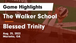 The Walker School vs Blessed Trinity  Game Highlights - Aug. 25, 2022