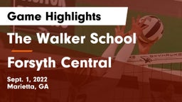 The Walker School vs Forsyth Central  Game Highlights - Sept. 1, 2022