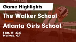 The Walker School vs Atlanta Girls School Game Highlights - Sept. 15, 2022