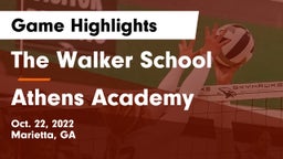 The Walker School vs Athens Academy Game Highlights - Oct. 22, 2022
