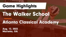 The Walker School vs Atlanta Classical Academy Game Highlights - Aug. 12, 2023