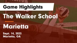 The Walker School vs Marietta  Game Highlights - Sept. 14, 2023