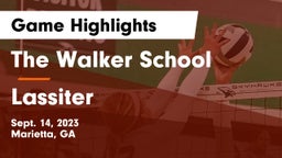 The Walker School vs Lassiter  Game Highlights - Sept. 14, 2023