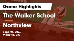 The Walker School vs Northview  Game Highlights - Sept. 21, 2023