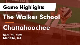 The Walker School vs Chattahoochee  Game Highlights - Sept. 28, 2023