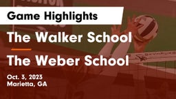 The Walker School vs The Weber School Game Highlights - Oct. 3, 2023