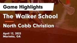 The Walker School vs North Cobb Christian  Game Highlights - April 12, 2023
