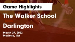 The Walker School vs Darlington  Game Highlights - March 29, 2022