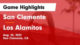 San Clemente  vs Los Alamitos  Game Highlights - Aug. 25, 2022