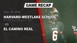 Recap: Harvard-Westlake School vs. El Camino Real 2016