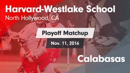Matchup: Harvard-Westlake vs. Calabasas 2016