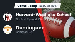 Recap: Harvard-Westlake School vs. Dominguez  2017