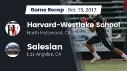 Recap: Harvard-Westlake School vs. Salesian  2017