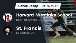 Recap: Harvard-Westlake School vs. St. Francis  2017