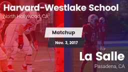 Matchup: Harvard-Westlake vs. La Salle  2017
