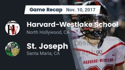 Recap: Harvard-Westlake School vs. St. Joseph  2017