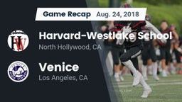 Recap: Harvard-Westlake School vs. Venice  2018