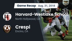 Recap: Harvard-Westlake School vs. Crespi  2018