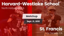 Matchup: Harvard-Westlake vs. St. Francis  2018