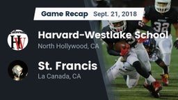 Recap: Harvard-Westlake School vs. St. Francis  2018